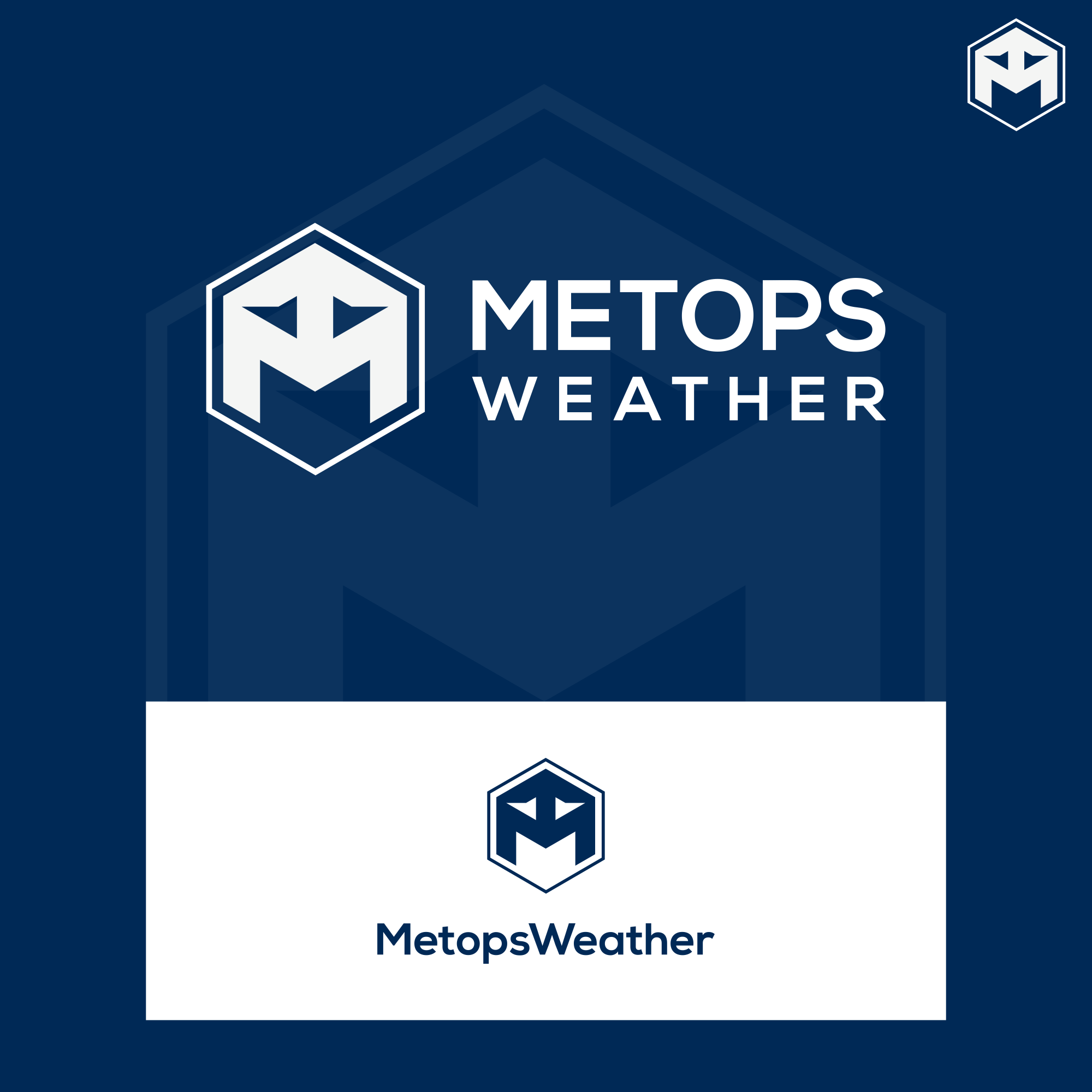 Logo Design by veronnie for Metops Weather | Design #27500136