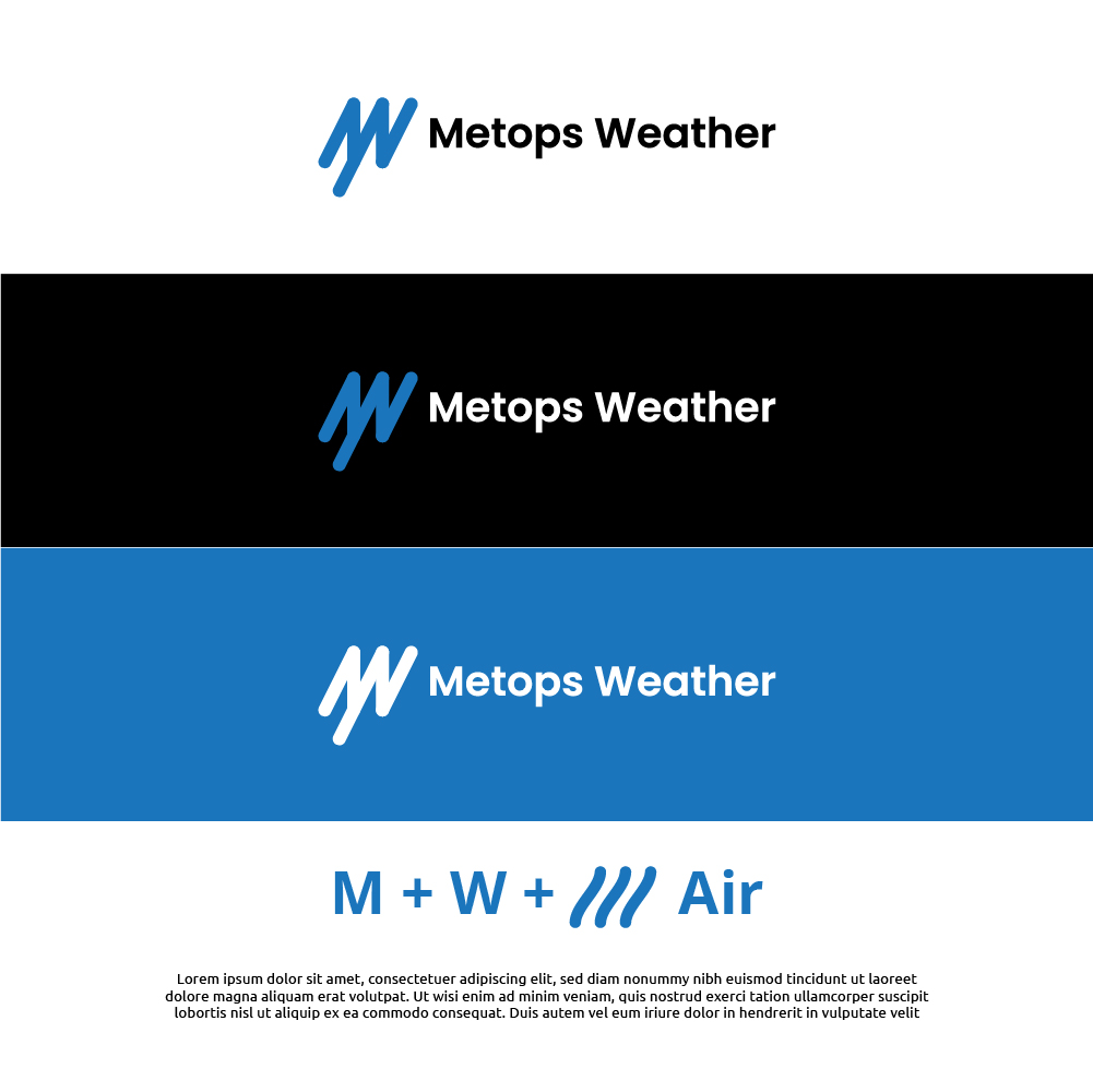 Diseño de Logo por Fatrim para Metops Weather | Diseño #27505283