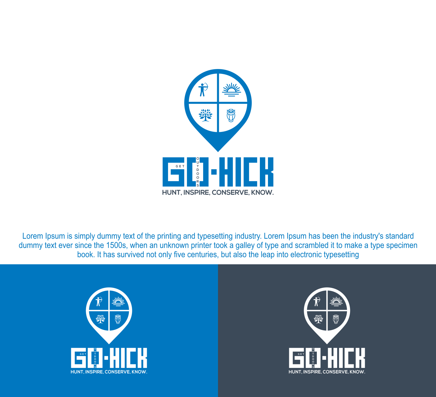 Logo Design by soffel for GO-HICK | Design #27507487