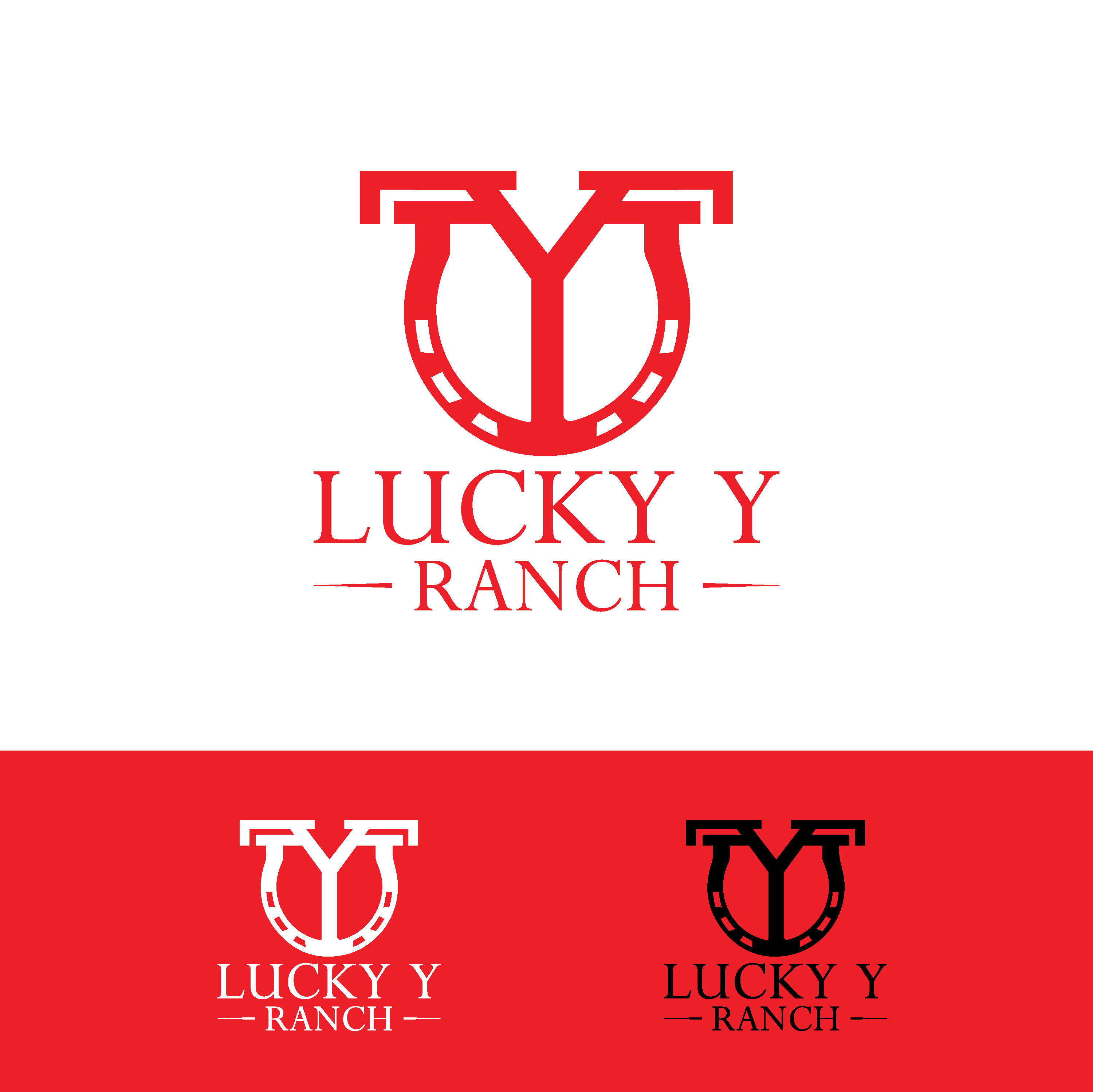 Diseño de Logo por JanuXart para Lucky Y Ranch, LLC | Diseño #27561059