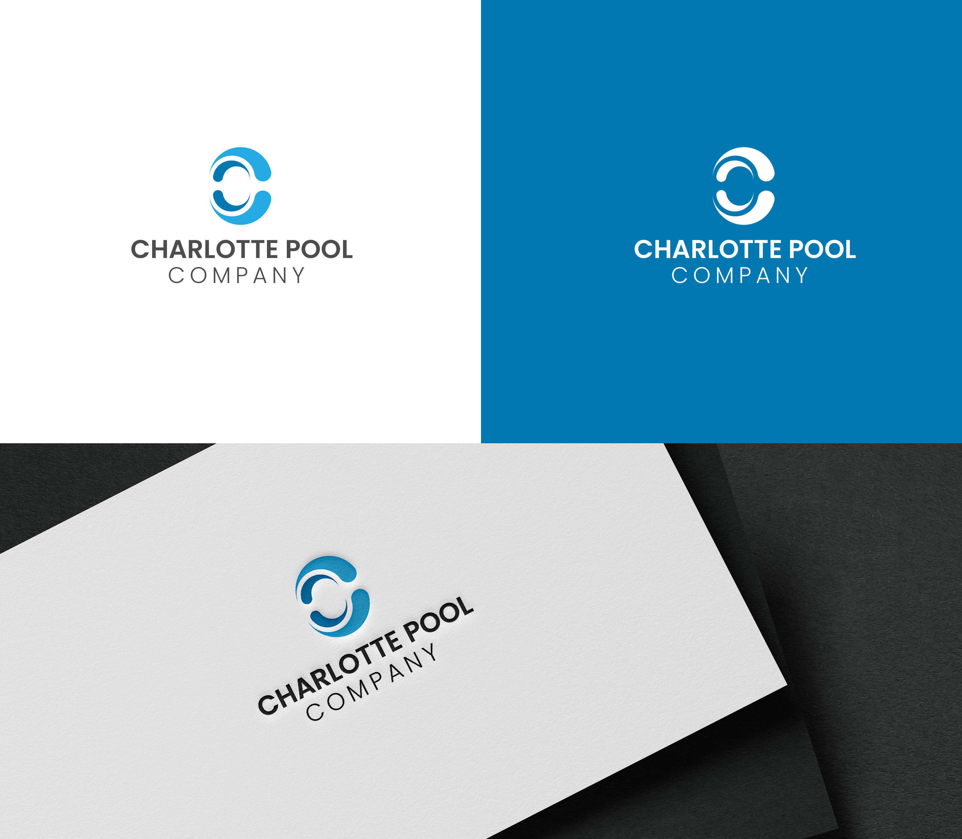 Logo Design by RikoAji for Charlotte Pool Company | Design #27524477