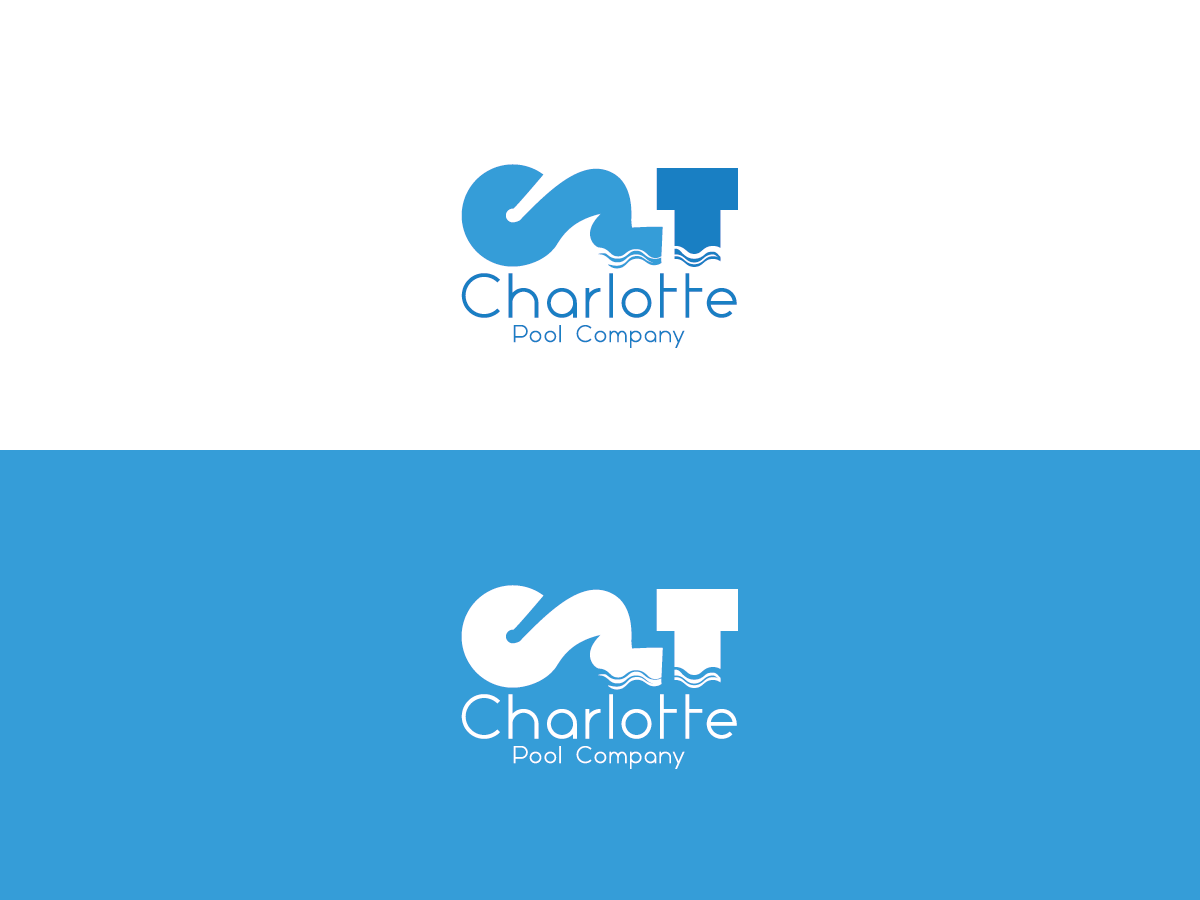 Logo Design by Matea for Charlotte Pool Company | Design #27503705