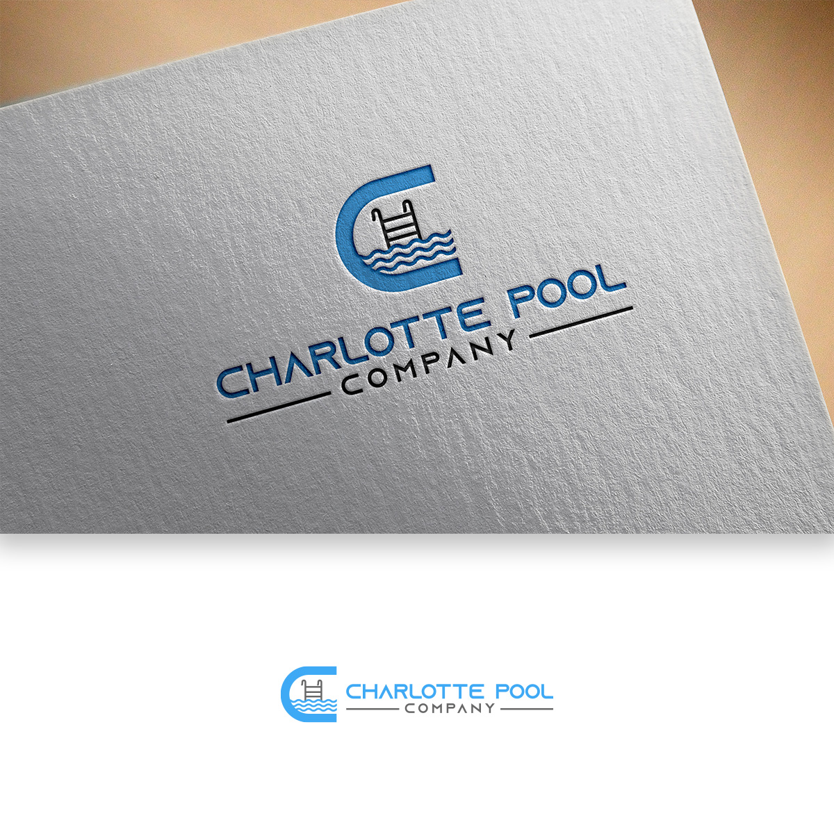 Logo Design by DesignDUO for Charlotte Pool Company | Design #27521701