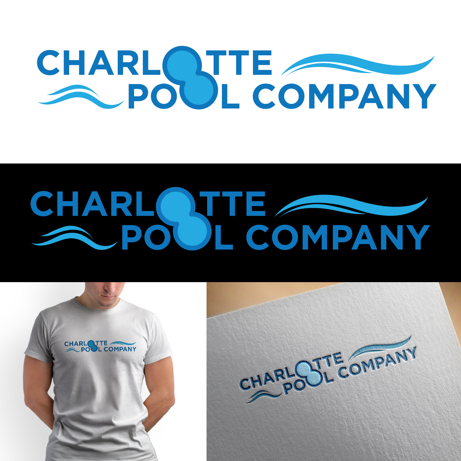Logo-Design von Fendr für Charlotte Pool Company | Design #27523259