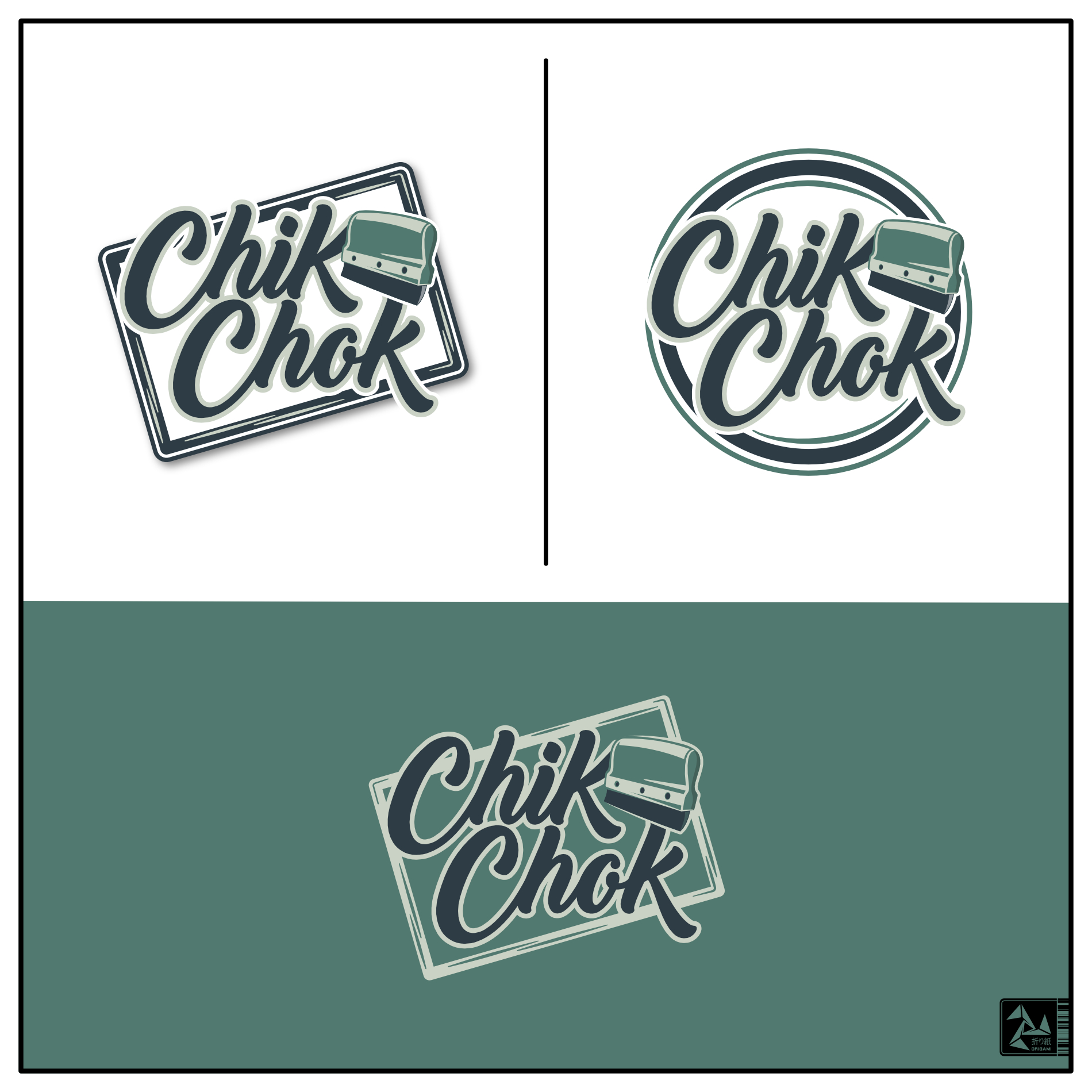 Logo Design by Origami visual for CHIKCHOK | Design #27511740