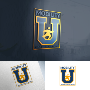Mobility U - move better feel better (maybe small font under) | Logo Design by Taya Bright