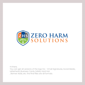 Logo Design by MG.graphics for Zero Harm Solutions Pty Ltd | Design: #27507681