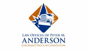Law Offices of Peter M. Anderson (use exact font and style).  Tagline: Colorado Truck Accidents.com | Logo-Design von juanjoseolivieri