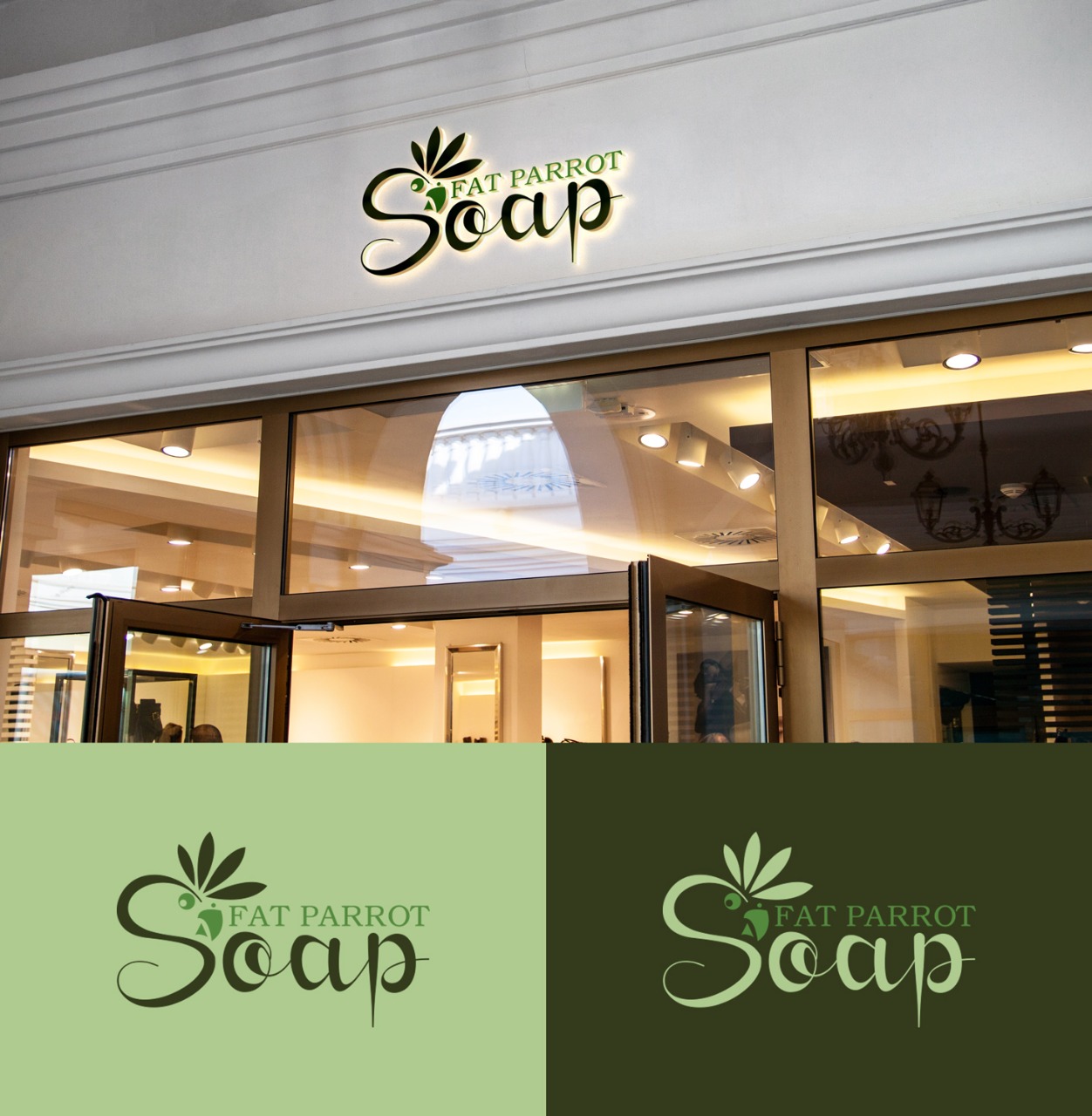 Logo Design by StromDesignHub for Fat Parrot Soap | Design #27505232