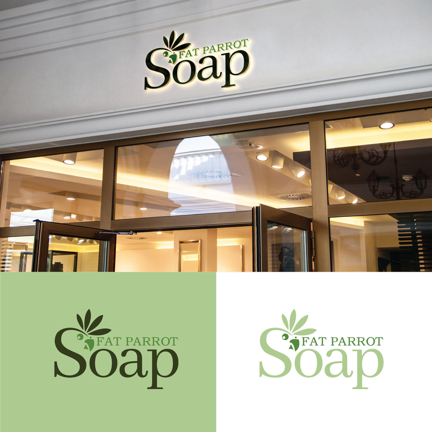 Logo Design by StromDesignHub for Fat Parrot Soap | Design #27511223
