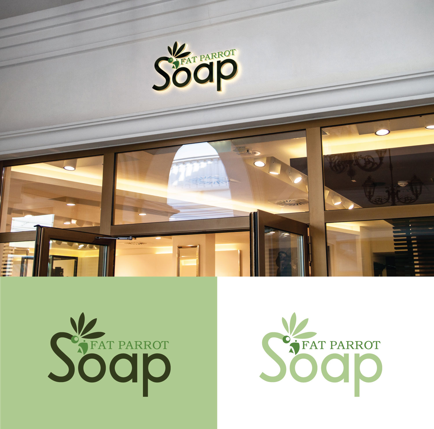 Logo Design by StromDesignHub for Fat Parrot Soap | Design #27511224