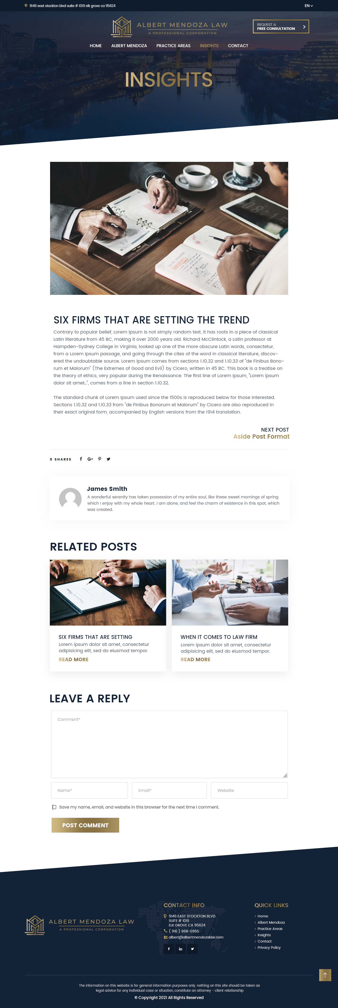 Web Design by NZ Creatives for Albert Mendoza Law, A Professional Corporation | Design #27536600