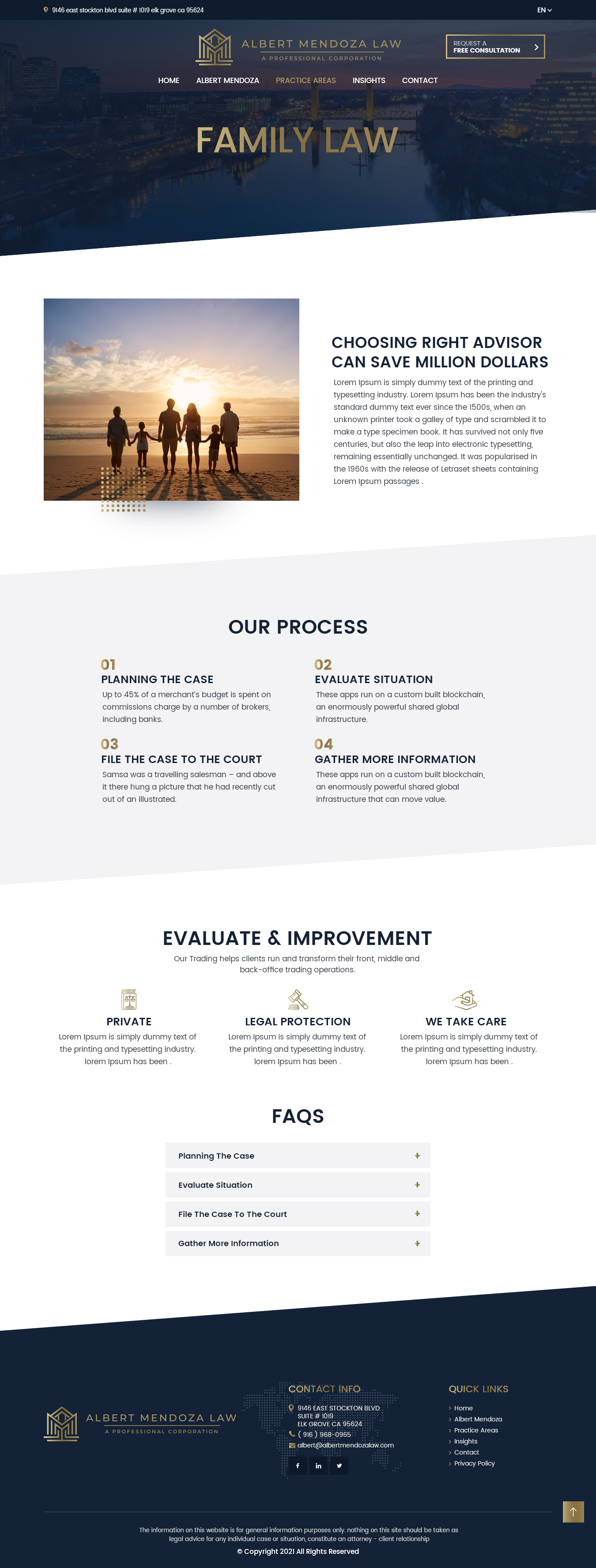 Diseño Web por NZ Creatives para Albert Mendoza Law, A Professional Corporation | Diseño #27536613