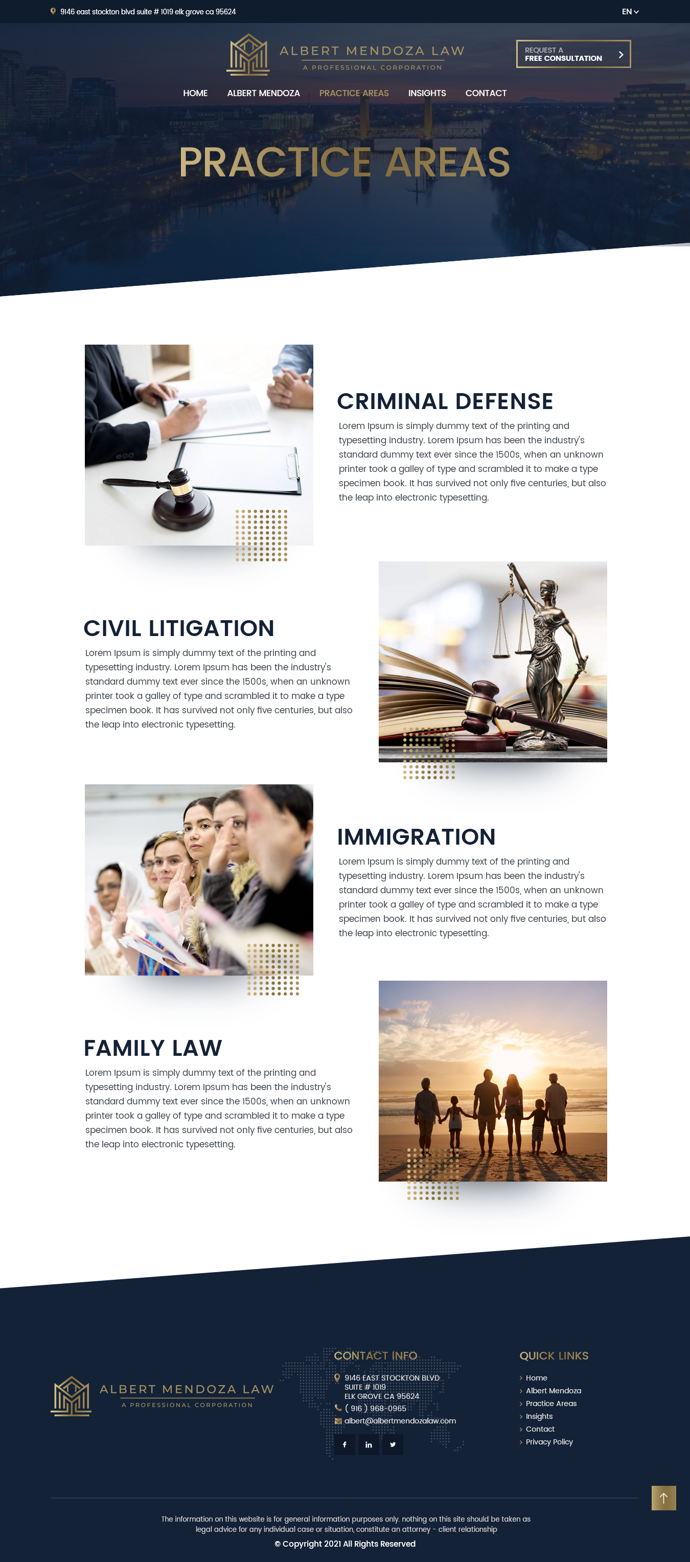 Web Design by NZ Creatives for Albert Mendoza Law, A Professional Corporation | Design #27536614