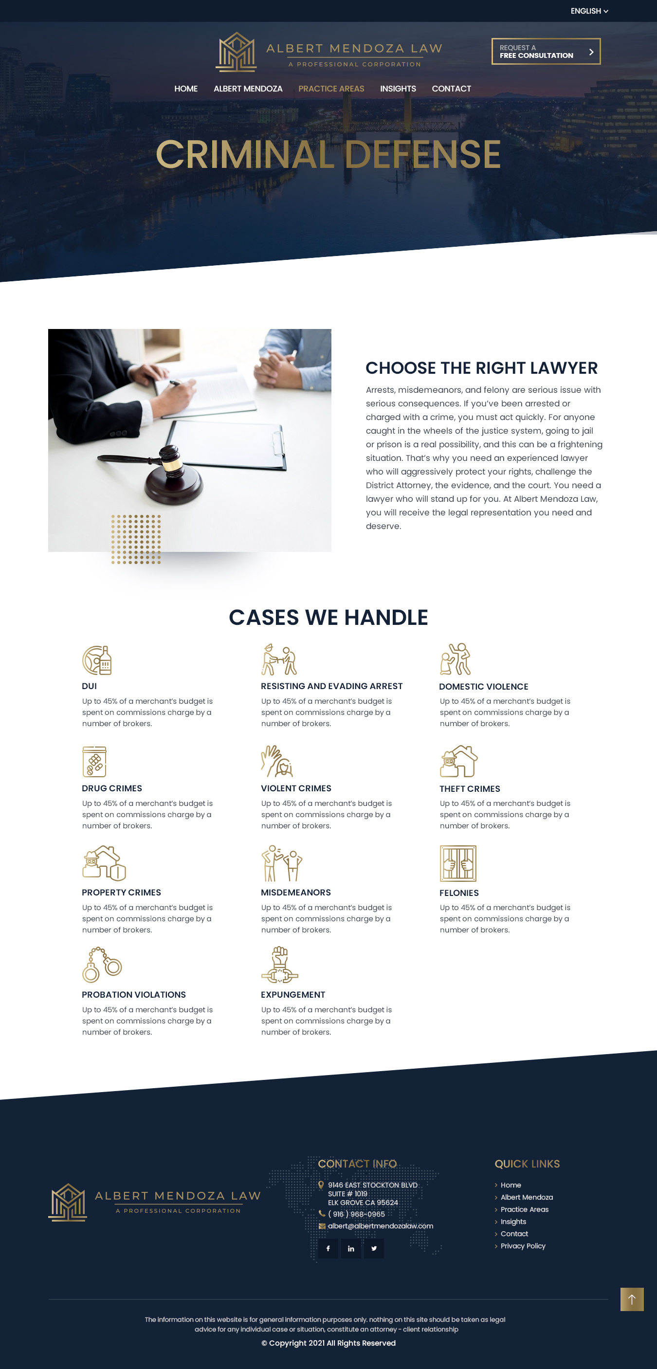 Diseño Web por NZ Creatives para Albert Mendoza Law, A Professional Corporation | Diseño #27562374