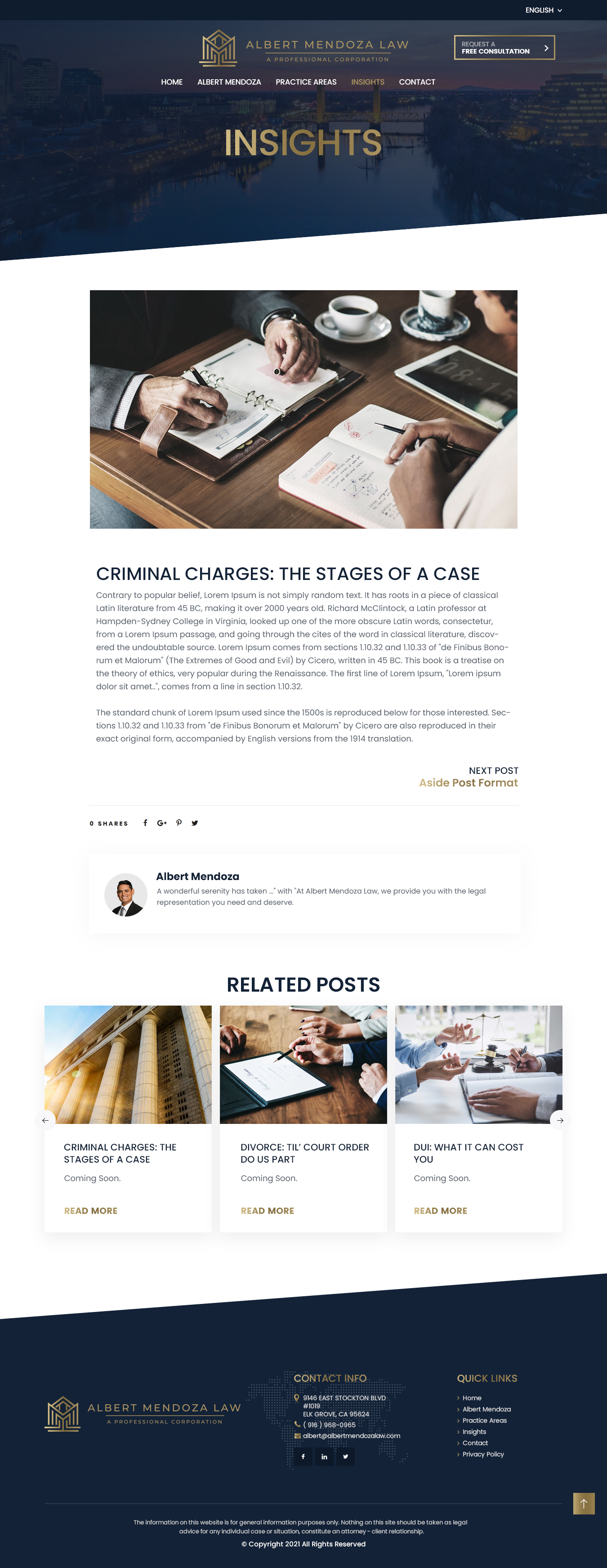 Web Design by NZ Creatives for Albert Mendoza Law, A Professional Corporation | Design #27569205