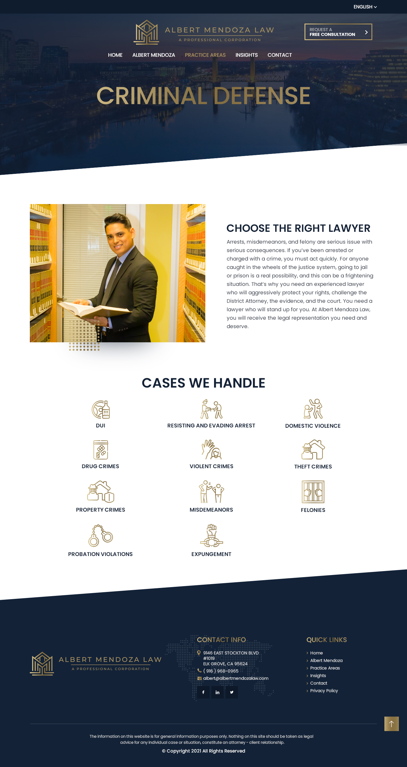 Diseño Web por NZ Creatives para Albert Mendoza Law, A Professional Corporation | Diseño #27569215