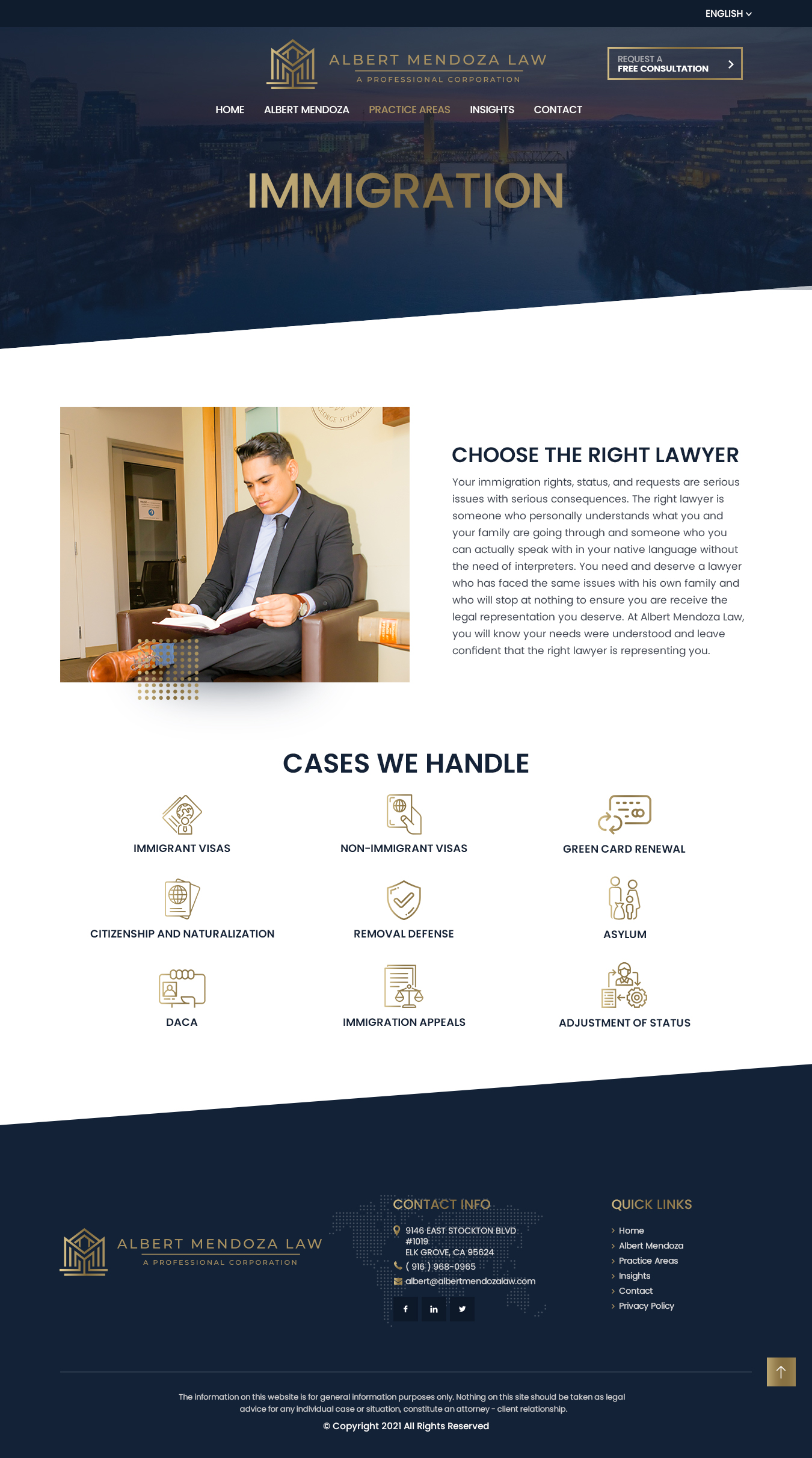 Web Design by NZ Creatives for Albert Mendoza Law, A Professional Corporation | Design #27569216