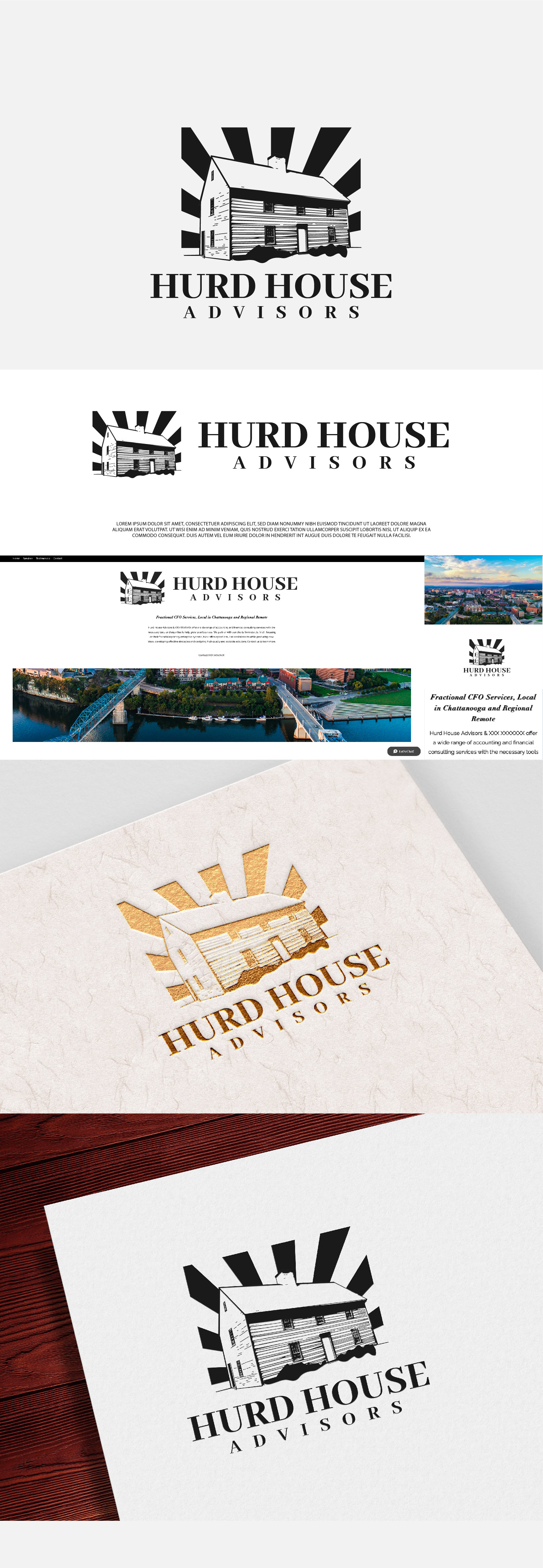 Logo Design by Fezy Design Studio for Hurd House Advisors | Design #27535880