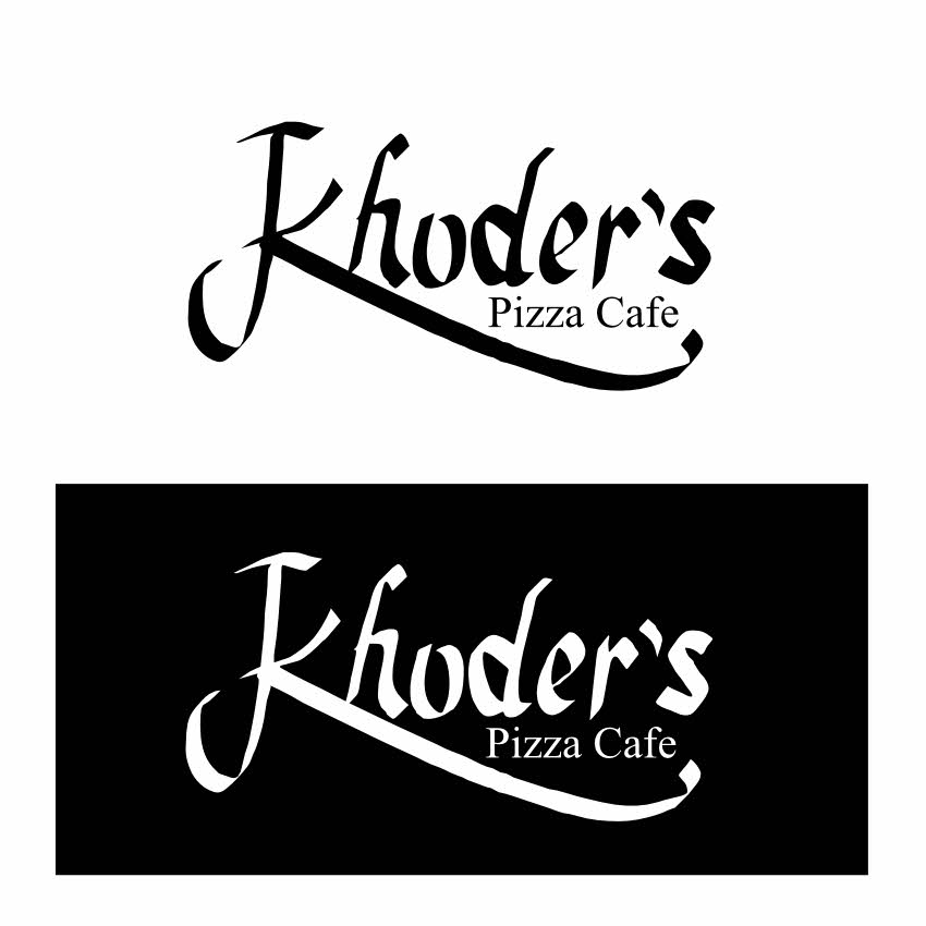Logo Design by dv for Khoder's Pizza Cafe | Design #3069020