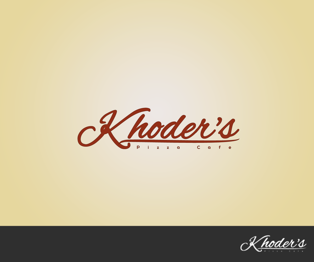 Logo Design by King Cozy for Khoder's Pizza Cafe | Design #3068535