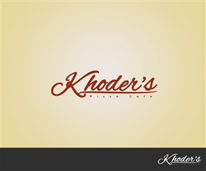 Logo Design by King Cozy for Khoder's Pizza Cafe | Design: #3068535