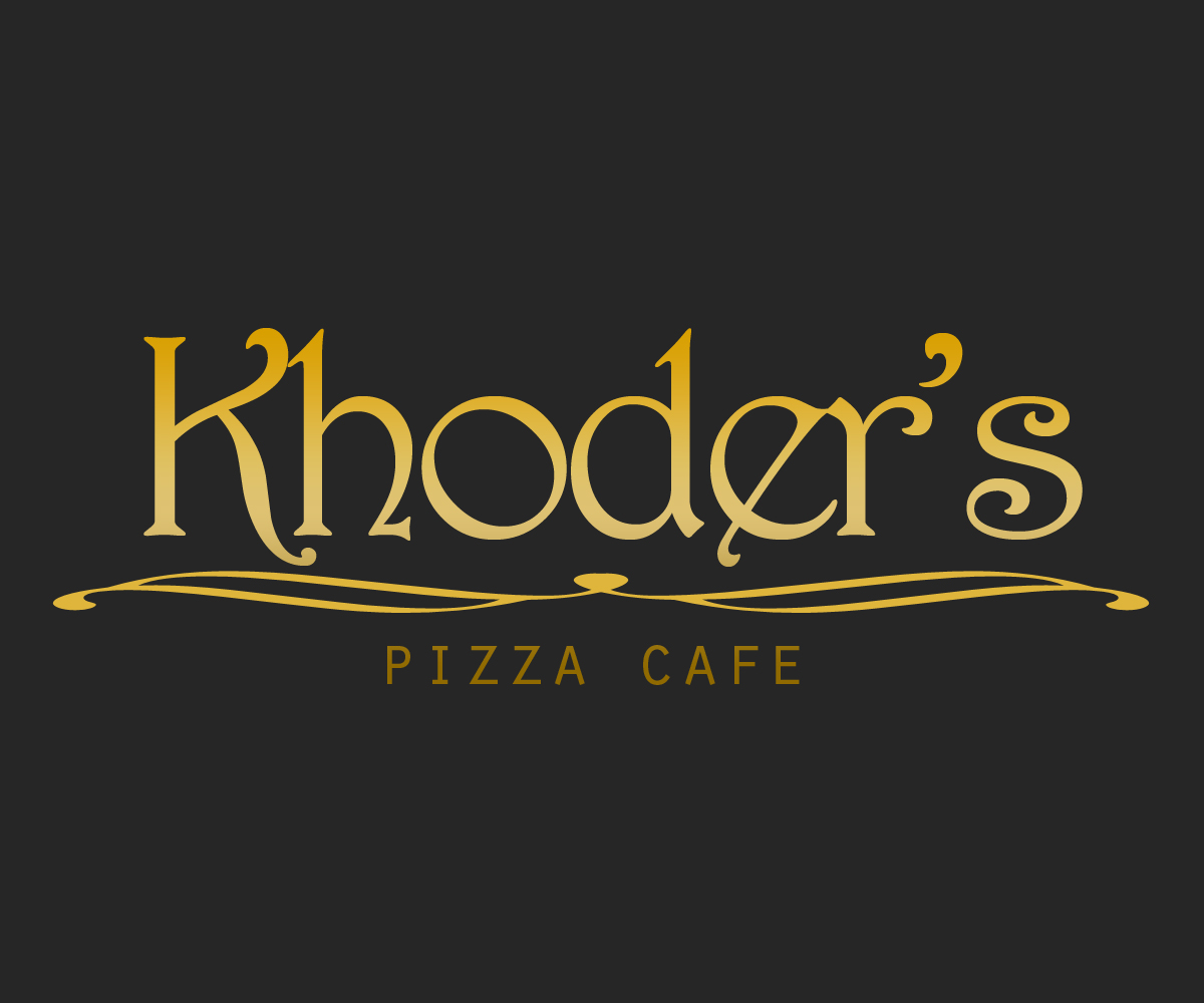 Logo Design by Shafie Suhaimi for Khoder's Pizza Cafe | Design #3065211