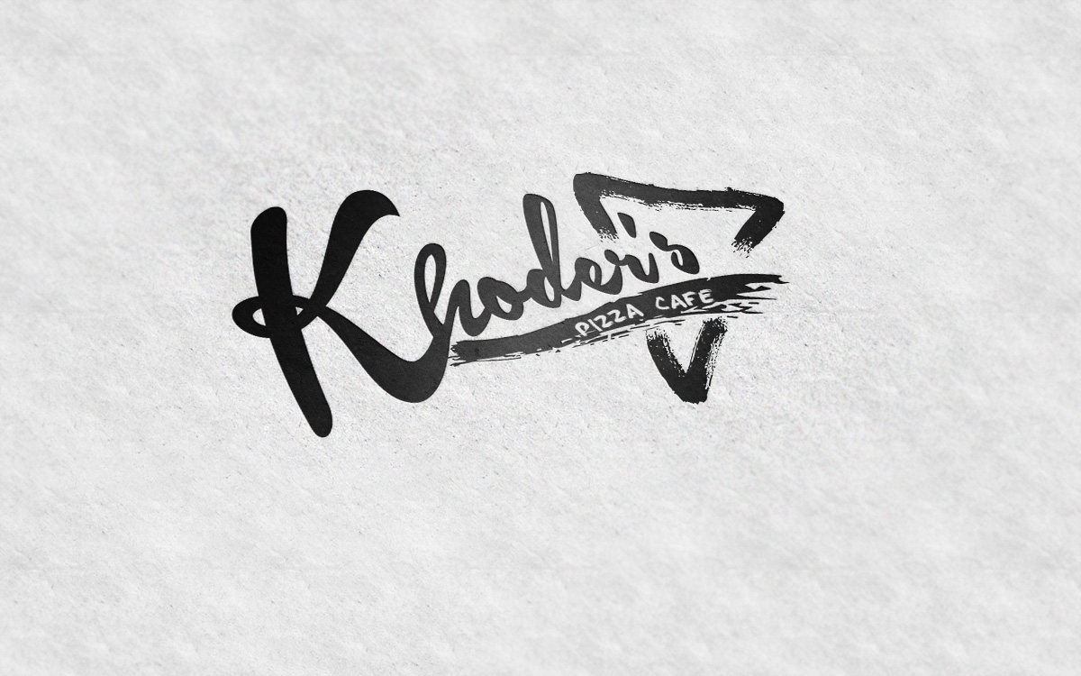 Logo Design by machuchiha for Khoder's Pizza Cafe | Design #3079169