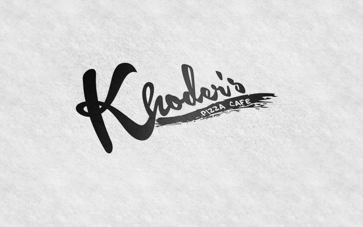 Logo Design by machuchiha for Khoder's Pizza Cafe | Design #3079179