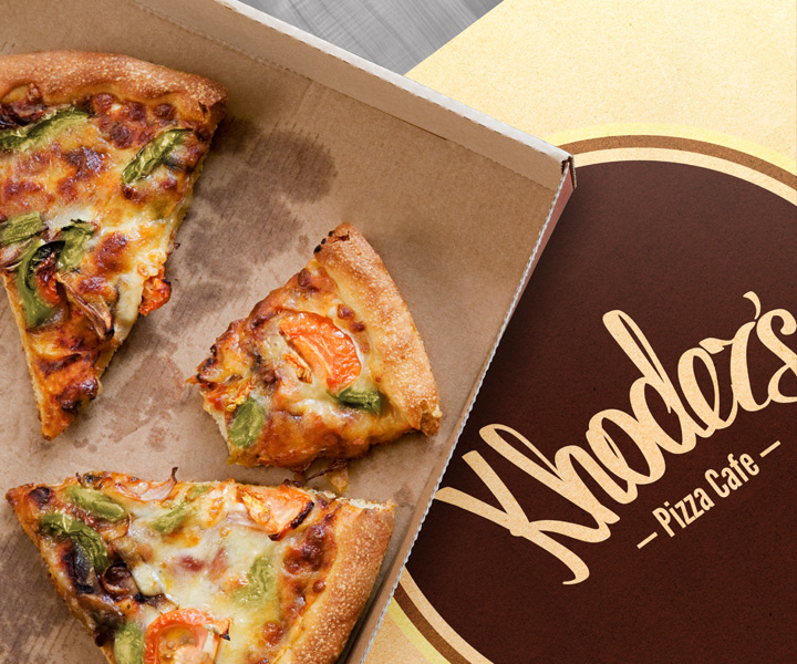Diseño de Logo por Greedin para Khoder's Pizza Cafe | Diseño #3080903