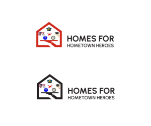 Logo Design by sarzgraphic for Homes for Hometown Heroes | Design: #27516386