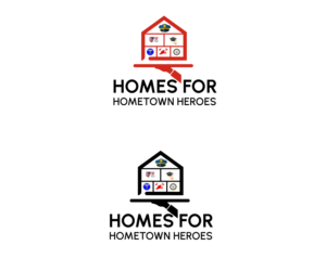 Logo Design by sarzgraphic for Homes for Hometown Heroes | Design: #27518535