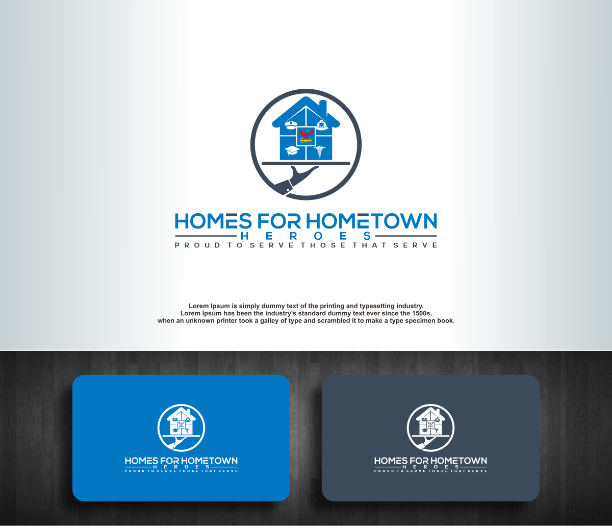 Logo Design by DY Designer for Homes for Hometown Heroes | Design: #27535247