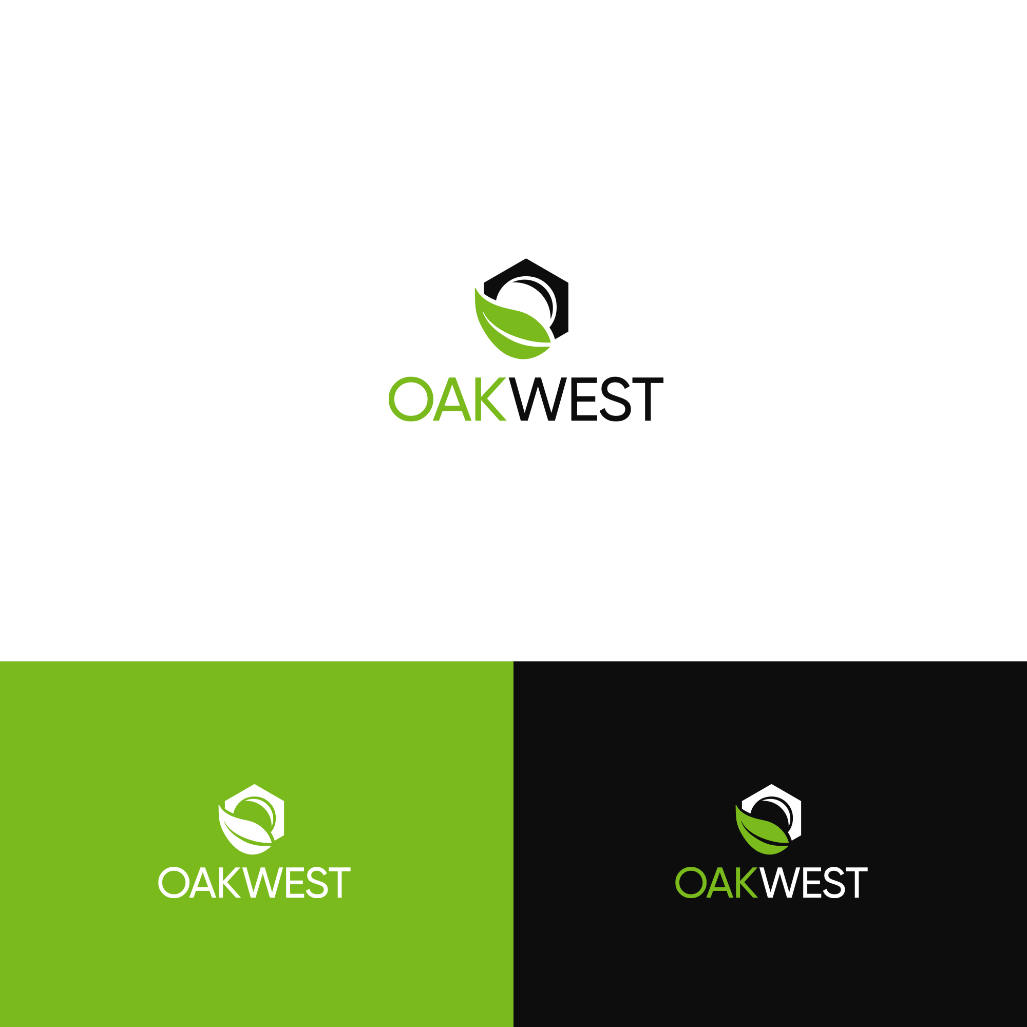 Diseño de Logo por aberyor para OakWest Services Inc | Diseño #27512851