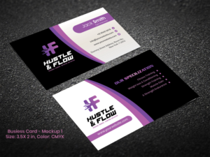 Visitenkarten-Design von Expert Designer für Hustle and Flow Personal Training | Design #27513737