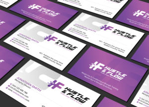 Business Card Design by Creations Box 2015 for Hustle and Flow Personal Training | Design: #27517682
