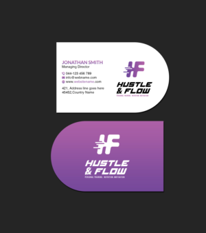 Business Card Design by Creations Box 2015 for Hustle and Flow Personal Training | Design: #27517695