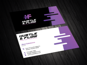 Business Card Design by vintana for Hustle and Flow Personal Training | Design: #27515485