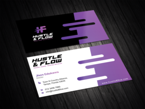 Business Card Design by vintana for Hustle and Flow Personal Training | Design: #27515506