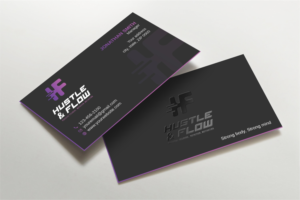 Business Card Design by Imagine design000 for Hustle and Flow Personal Training | Design: #27518009