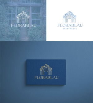 Florablau   ( means Flora and the color blue) | Logo Design by Birdcage
