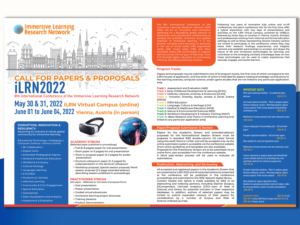 Flyer Design by creativemood438 for Immersive Learning Research Network | Design: #27557501