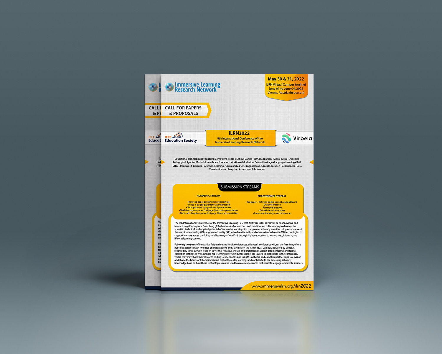 Flyer Design by Krypton Designer for Immersive Learning Research Network | Design #27516181