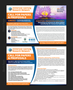 Flyer Design by SAI DESIGNS for Immersive Learning Research Network | Design: #27555151