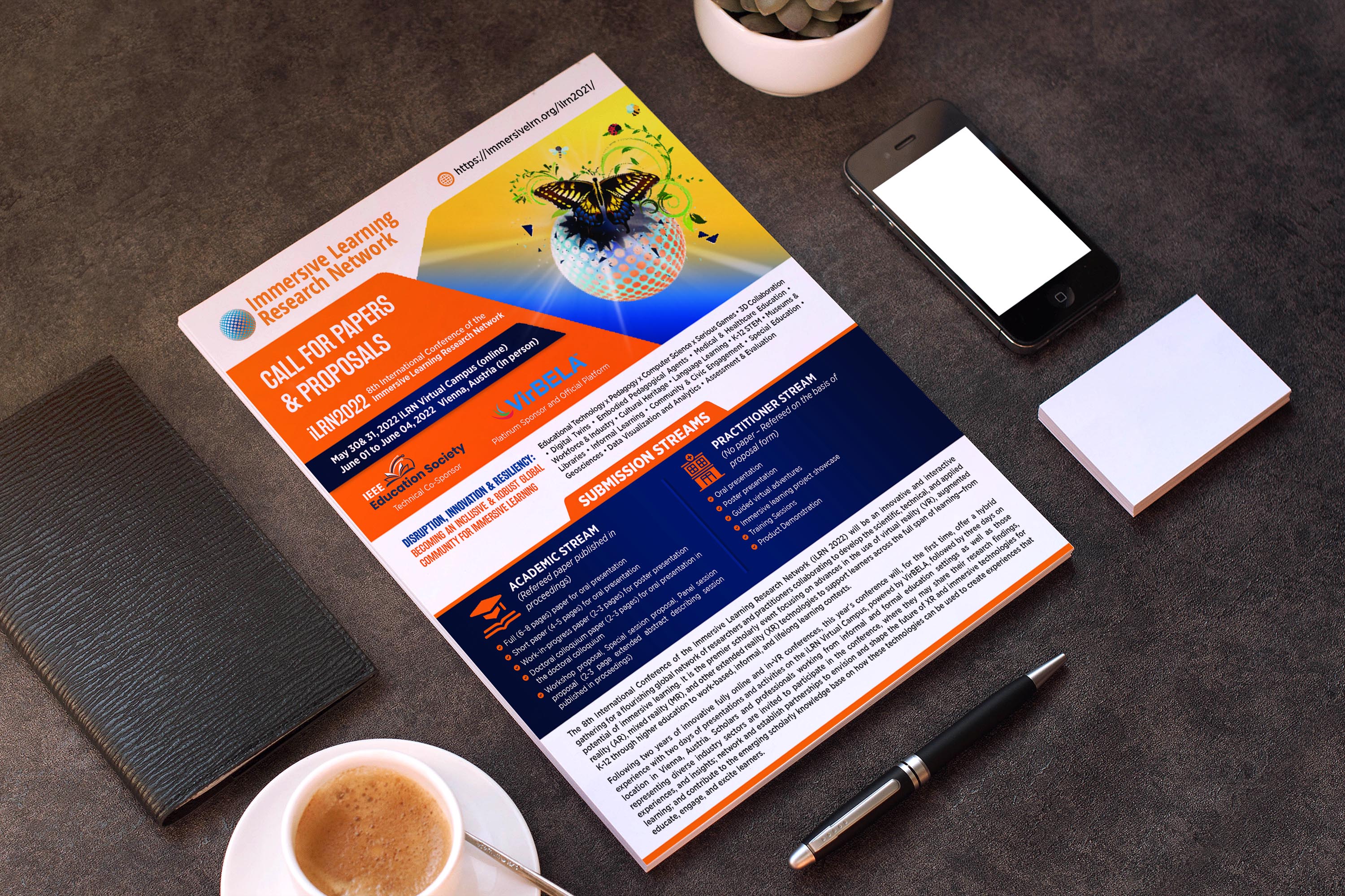 Flyer Design by GraphicsGuru for Immersive Learning Research Network | Design #27523545