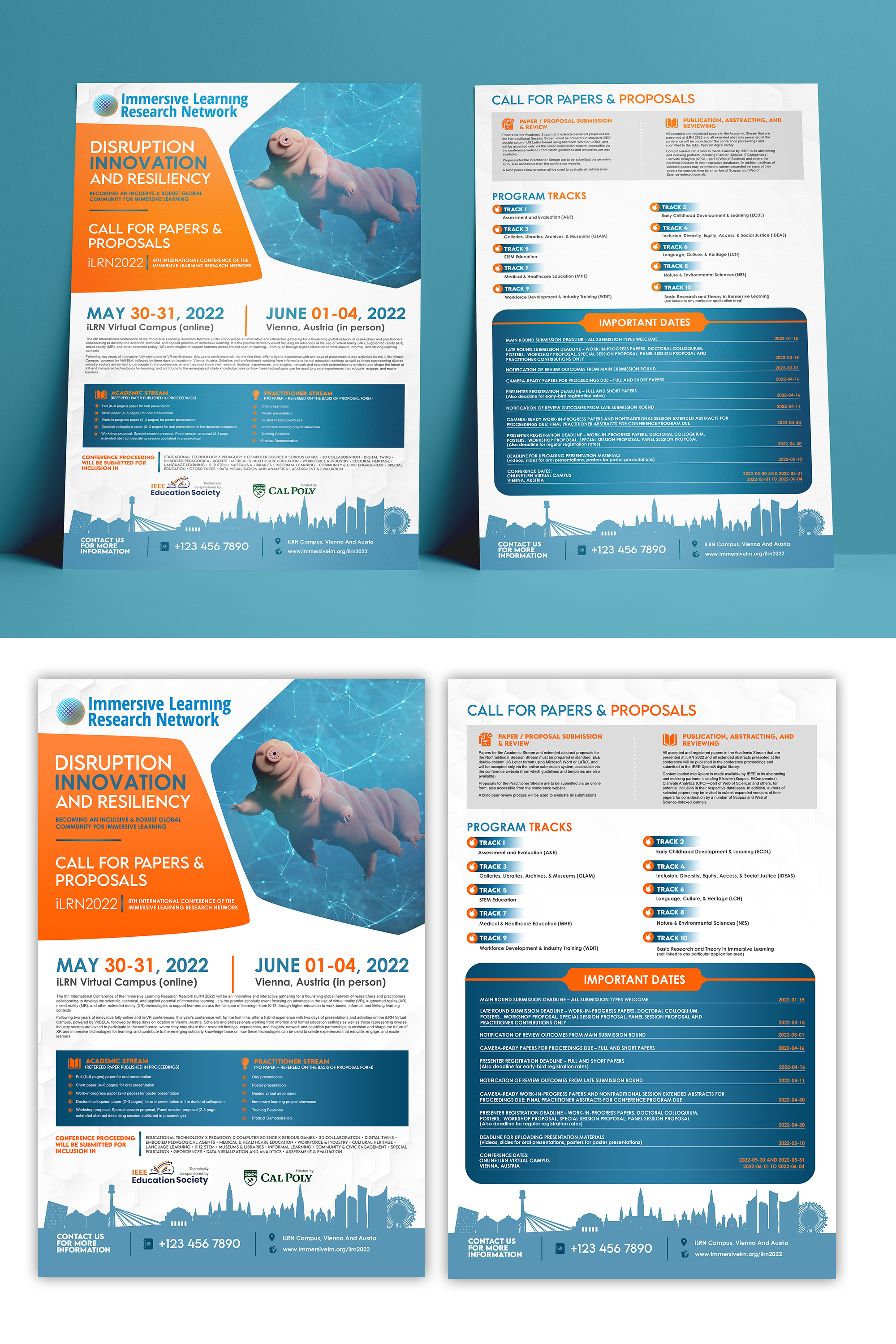 Flyer Design by ZeneFashions for Immersive Learning Research Network | Design #27526780