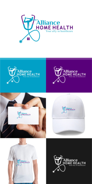 Logo Design by fly  design for Alliance Home Health, Inc. | Design: #27522848