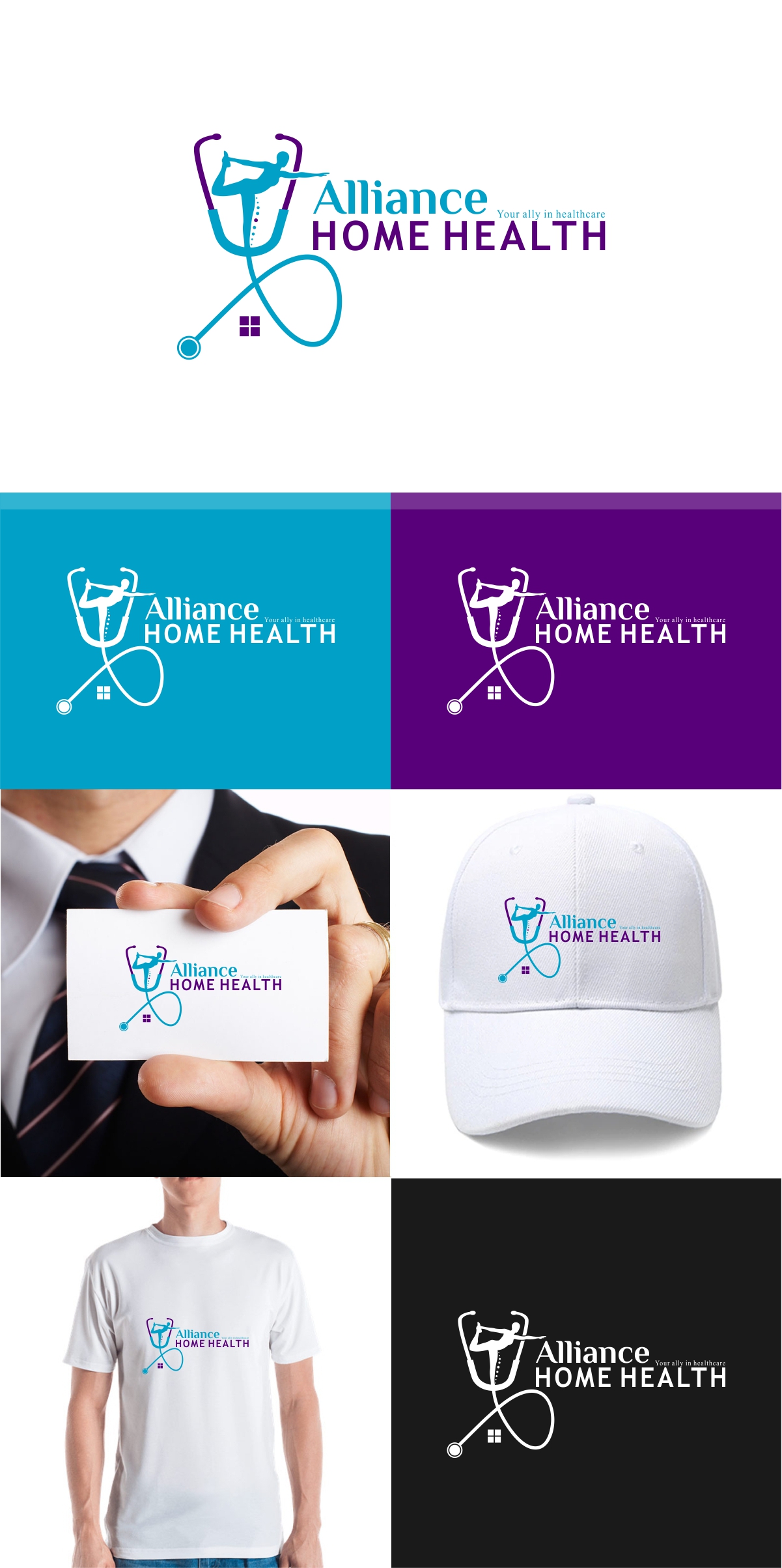 Logo Design by fly  design for Alliance Home Health, Inc. | Design #27522849
