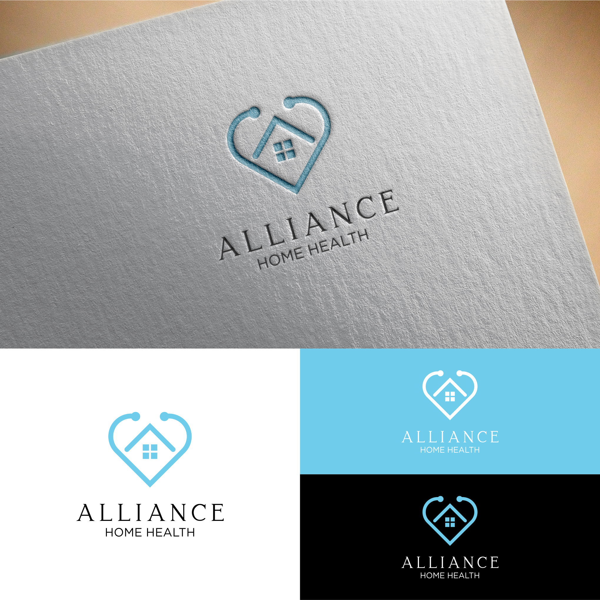 Logo Design by Ikan Mas Design for Alliance Home Health, Inc. | Design #27518483