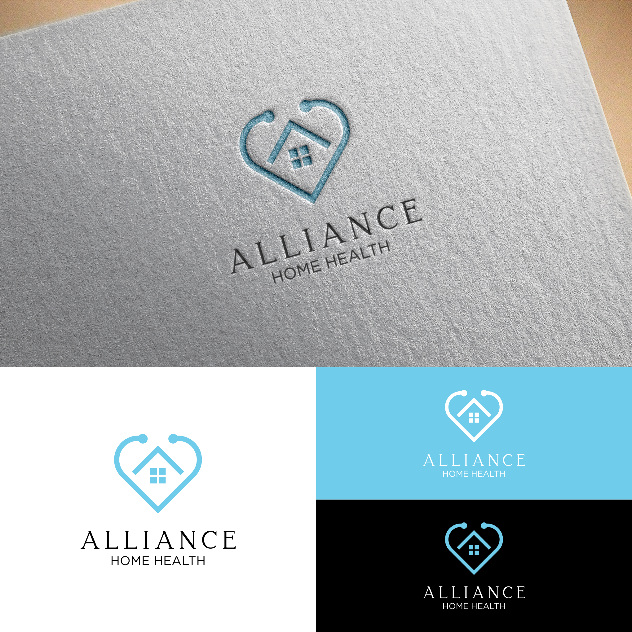 Logo Design by Ikan Mas Design for Alliance Home Health, Inc. | Design #27518493